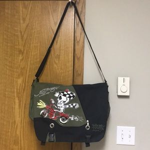 Ed Hardy skeleton bag